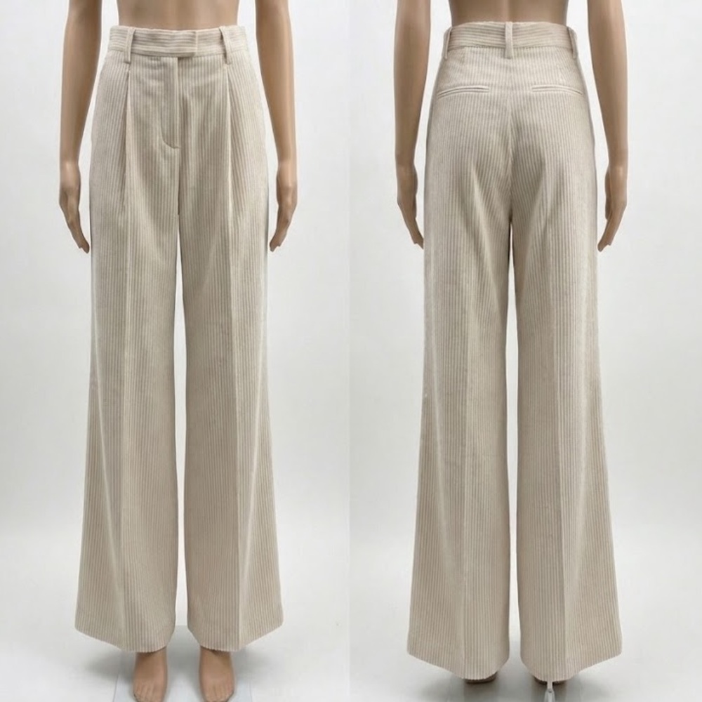 rag & bone Cream Wide-Leg Pants, Women’s Size 2 (fits like size 4)